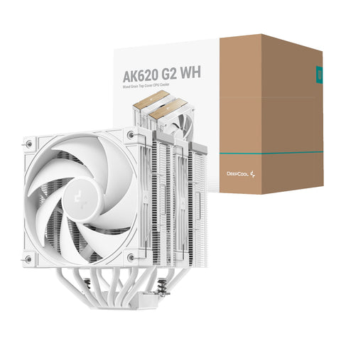 DeepCool AK620 G2 120mm CPU Air Cooler - White (New)