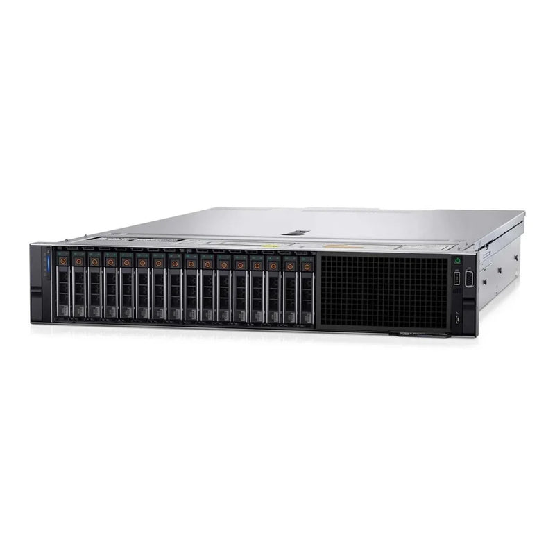 Dell PowerEdge R550 2U Rackmount Server – 16 SFF – 2 × Xeon Gold 5317 – 64GB DDR4 – 2 × 1TB SAS + 7 × 1.92TB SATA SSD – No RAID – Broadcom BCM5720 – 1 × 800W – 9 x Caddies – 7 x Blanks (Refurbished)