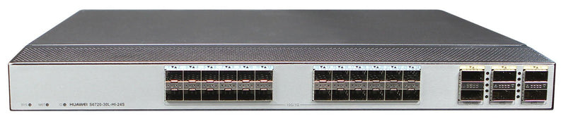 Huawei S6720-30L-HI-24S – 24 x 10GE SFP+ – 6 x 40GE QSFP+ – 2 x 100GE QSFP28 Aggregation Switch (Refurbished)