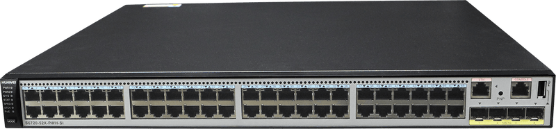 Huawei S6720-52X-PWH-SI 48 Multi-Gigabit + 4 × 10GE Layer 3 Ethernet Switch (Refurbished)