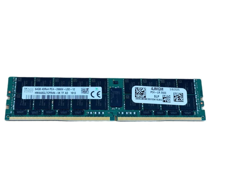 SK Hynix 64GB 4DRx4 PC4-2666V-LD2-12 DDR4 ECC LRDIMM Server RAM (Refurbished)