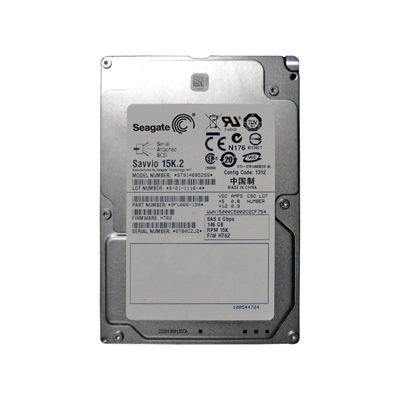 Seagate St9146852Ss - 146GB SAS Hard Drive - 2.5" - 15 000 Rpm - 6GB/S (Refurbished)