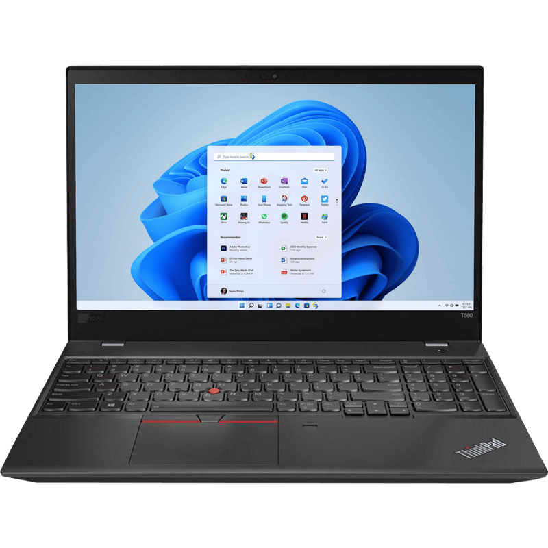 Lenovo ThinkPad T580 Intel i7, 8th Gen 16GB Ram Laptop with Win 11 Pro
