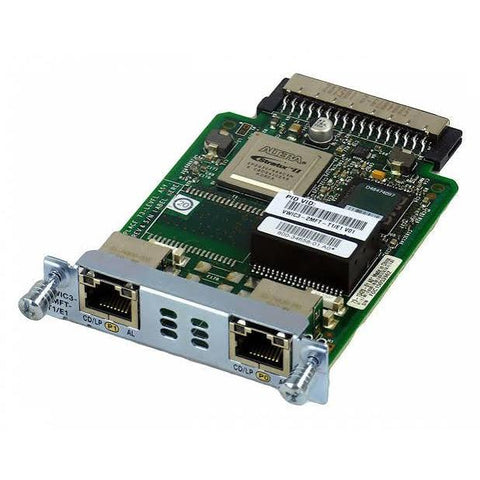 Cisco VWIC3-2MFT-T1/E1 2-Port T1/E1 Multiflex Voice/WAN Interface Card (Used)