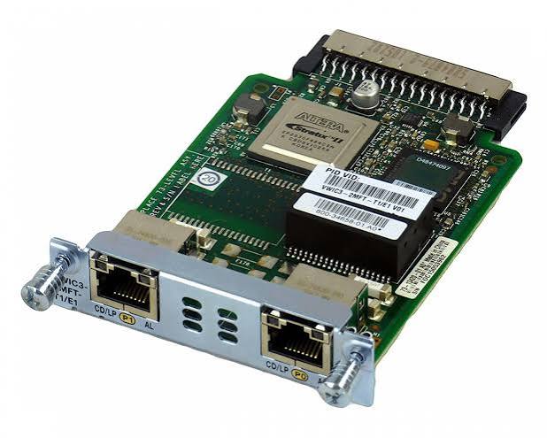 Cisco VWIC3-2MFT-T1/E1 2-Port T1/E1 Multiflex Voice/WAN Interface Card (Used)