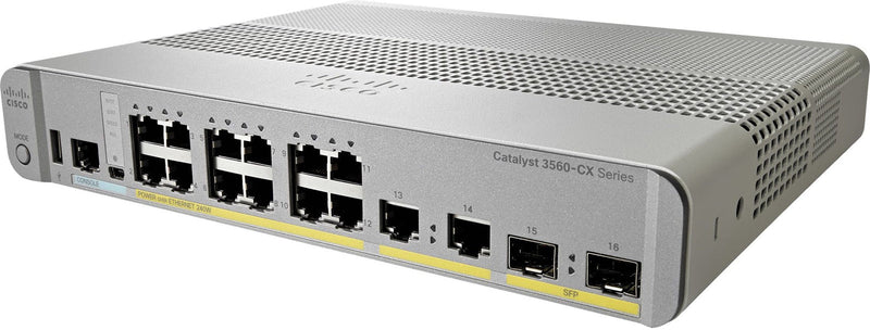 Cisco WS-C3560CX-12PC-S 12 Port Managed Switch (Refurbished)