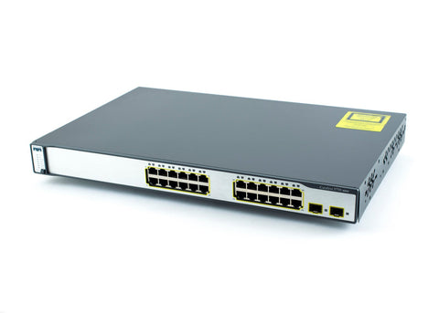 Cisco WS-C3750-24TS-S 24 Port Managed Switch (Used)
