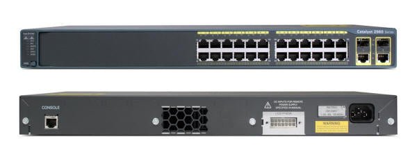 Cisco WS-C2960-24TC-L 24 Port Fast Ethernet Layer 2 Managed Switch (Refurbished)