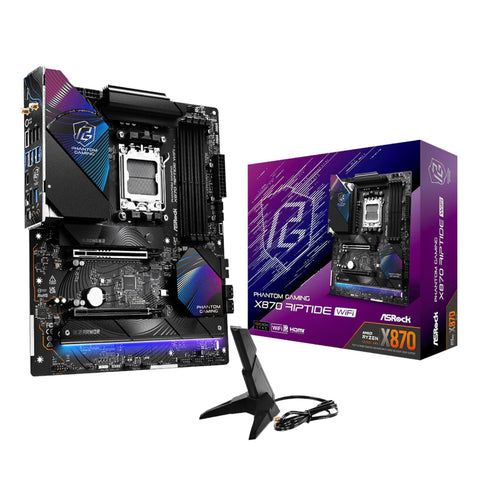 ASRock X870 Riptide AM5 Wi-Fi Phantom Gaming Motherboard (New)