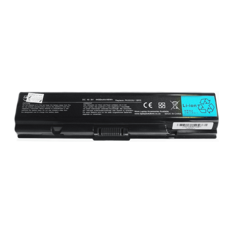 Toshiba Satellite A300, A305, A200, PA3534U-1BRS Laptop Battery, 10.8V 4400mAh/48Wh