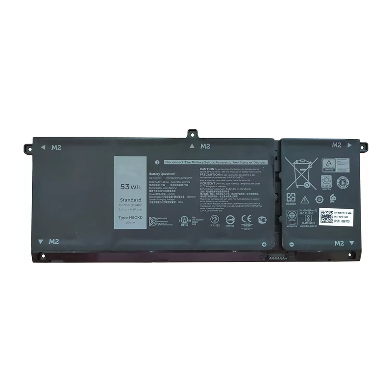 Dell Vostro 5300, 5401, 5501, Latitude 3410, 3510 Inspiron 5408, 5501, 5508, 5400, 7405, 7300, 7500, H5CKD, JK6Y6, TXD03 Laptop Battery, 15 V 3360mAh/53Wh