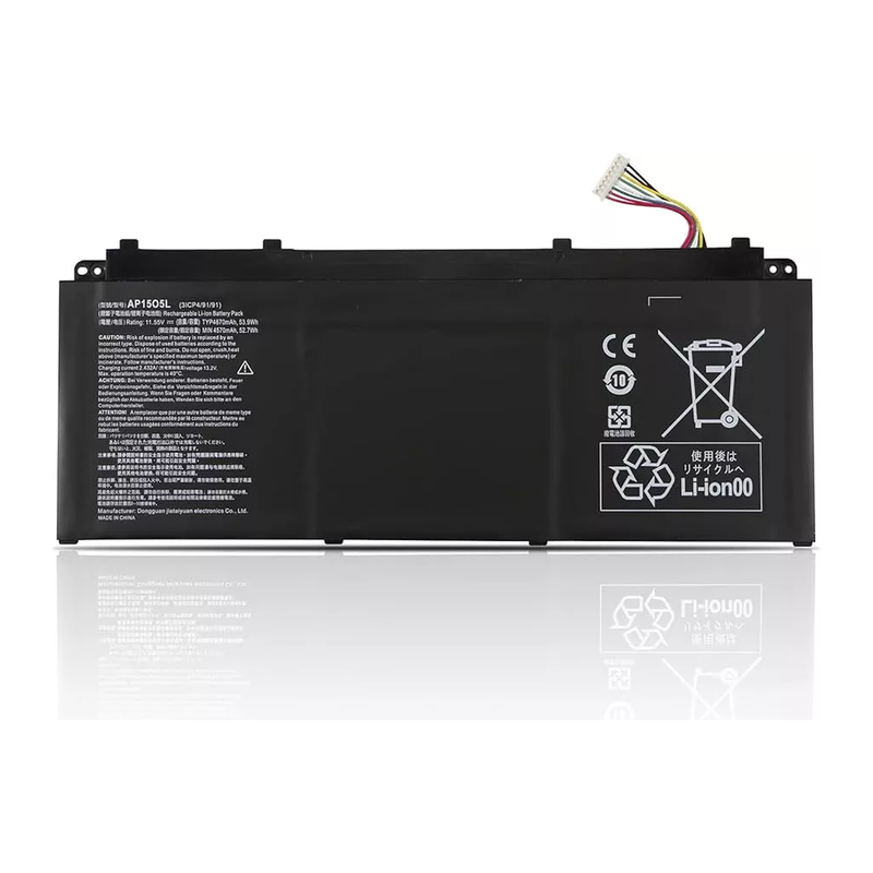 Acer Aspire S13, S13 S5-371, S5-371-52JR, S5-371, AP1505L Laptop Battery, 11.55V 4670mAh/53.9Wh