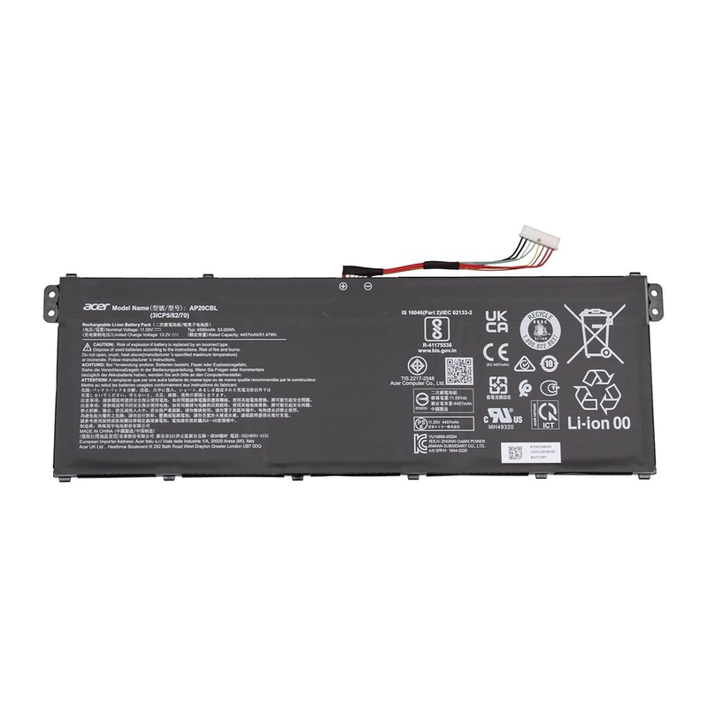Acer Aspire 5 A515-46, A515-45, A715-43G, Swift 3 SF314-43, SF314-511, AP20CBL  Laptop Battery, 11.55V 4590mAh/53Wh
