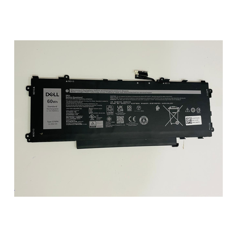 Dell Latitude 9440 2-in-1 Latitude 9450 2-in-1 Series GT6TK, MWK05, K2CPY Laptop Battery 11.55V 5065mAh/60Wh OEM