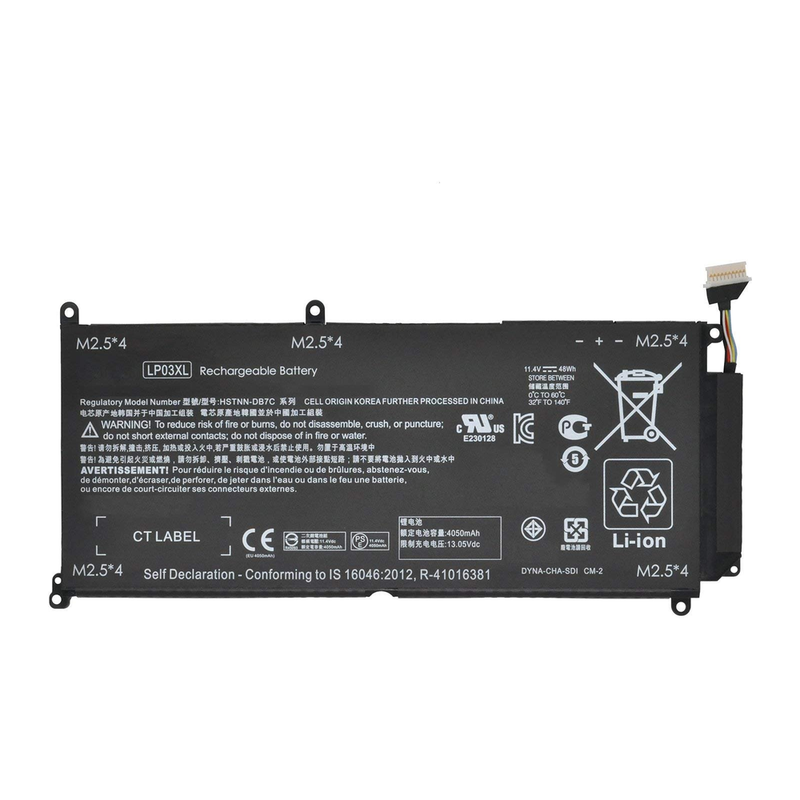 HP Envy M6-P, M6-P113DX, 15-AE000, HSTNN-DB6X, TPN-C121 C122, TPN-C124, LP03XL Laptop Battery, 11.4 V 4050mAh/48Wh