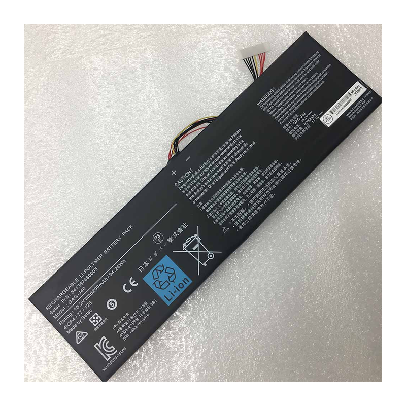 Gigabyte Aero 14, Gigabyte Aero 15, 15X, 541387460005, GAG-J40 Laptop Battery, 15.2 V 6200mAh/94.24Wh