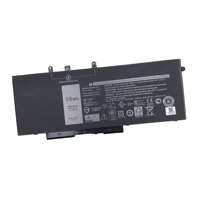 Dell Latitude, 5480, 5580, Precision 15-3520, GJKNX, GD1JP Laptop Battery, 7.6 V 8500mAh/68Wh