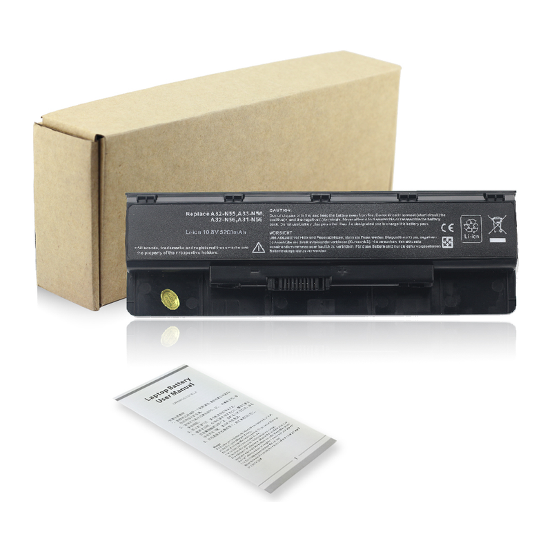 Asus N56, A32-N56 Laptop Battery, 10.8 V 4400mAh/48Wh