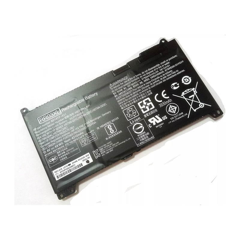 Hp Probook 450 G4, 430 G4, 440 G4, 455 G4, 470 G4, RR03XL, 851610-850, HSTNN-LB7I, HSTNN-Q03C Laptop Battery, 11.4V 3930mAh/48Wh