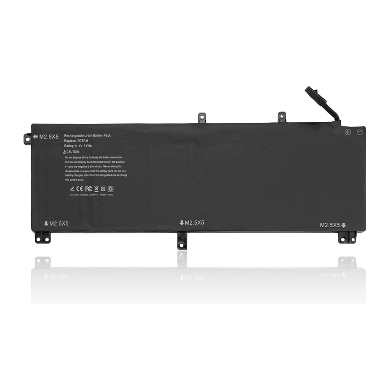 Dell Xps 15 9530, Precision M3800, 245RR, T0TRM, H76MV, Hi-Cap-9 Cell Laptop Battery, 11.1 V 8000mAh/91Wh
