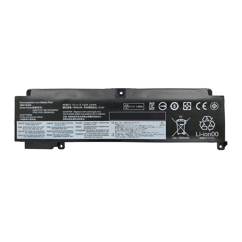 Lenovo ThinkPad T460S T470S Series, 00HW024, 01AV462, 01AV405, SB10F46462 Laptop Battery, 11.1V 2140mAh/24Wh