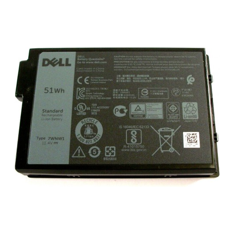 Dell Latitude 5424, 7424, Rugged Extreme 7WNW1, GK3D3, DMF8C Laptop Battery, 11.4V 4342mAh/51Wh OEM