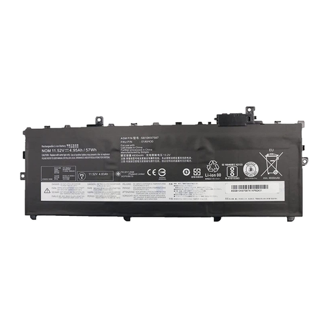 Lenovo ThinkPad X1 Carbon 5th Gen, 6th Gen, 01AV429, 01AV430, 01AV431, 01AV494 Laptop Battery, 11.52V 4800mAh/ 57Wh
