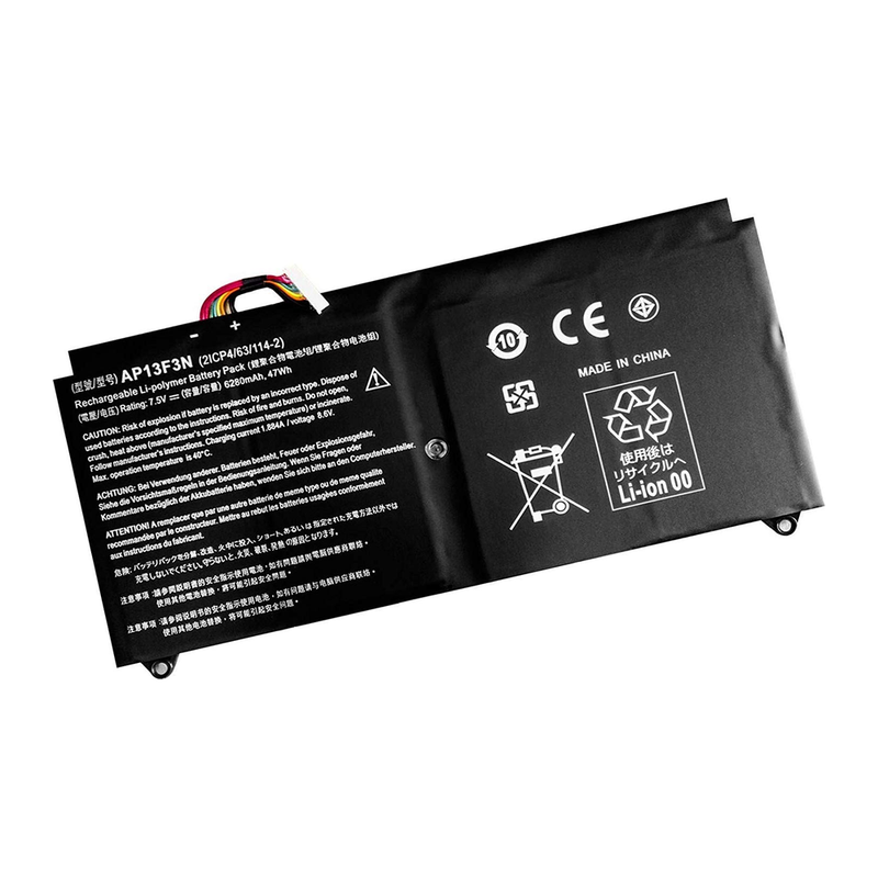 Acer Aspire 13.3″ S7-392 , S7-392-9890 Ultrabook Series, AP13F3N, 2ICP4/63/114-2, Laptop Battery, 7.5 V 6100mAh/47Wh