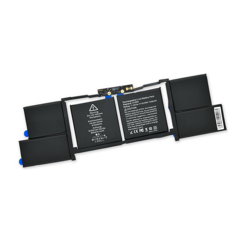 Apple MacBook Pro 15-inch A1990 Mid 2018 2019 Laptop Battery, 11.4V 7336mAh/83.6Wh