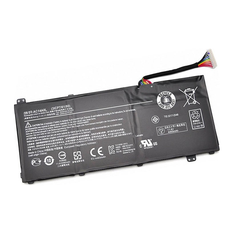 Acer Aspire V15 NITRO, VN7-571G, VN7-572G, AC14A8L Laptop Battery, 11.4V 4465mAh/51Wh