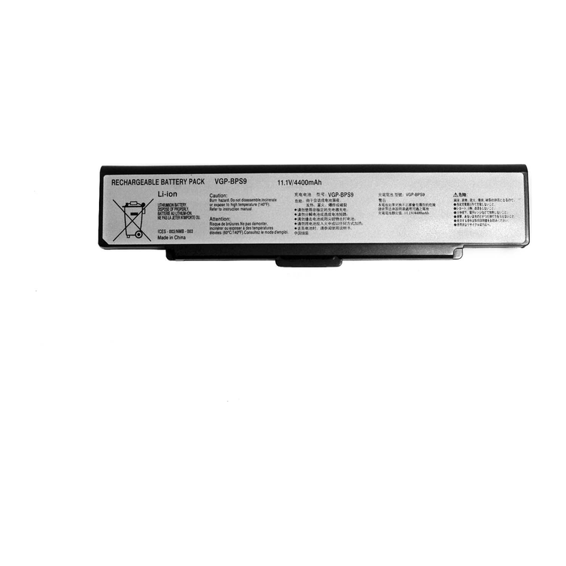 Sony Vaio VGN-AR53DB, Vgp-BPS9, Silver Laptop Battery, 11.1V 4400mAh/49Wh