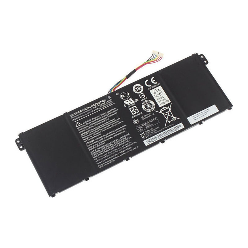 Acer Aspire S1-521, Extensa 2519, Acer Chromebook 13, Aspire E3-111, TravelMate B115-M, AC14B8K Laptop Battery, 15.2 V 3220mAh/48Wh