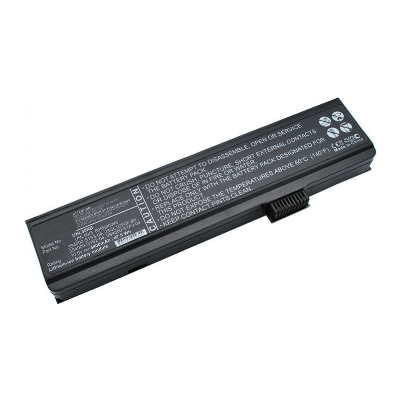 Fs PA1510, PI1505, PI1506, UNL50, 3S4000-S1P3-04 Black Laptop Battery, 11.1 V 4400mAh/49Wh