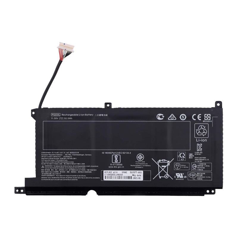 HP Spectre X360 15-AP000, 15-AP000NA, 15-AP000NF, 15-AP011DX, PGO3XL Laptop Battery, 11.52 V 5430mAh/65Wh