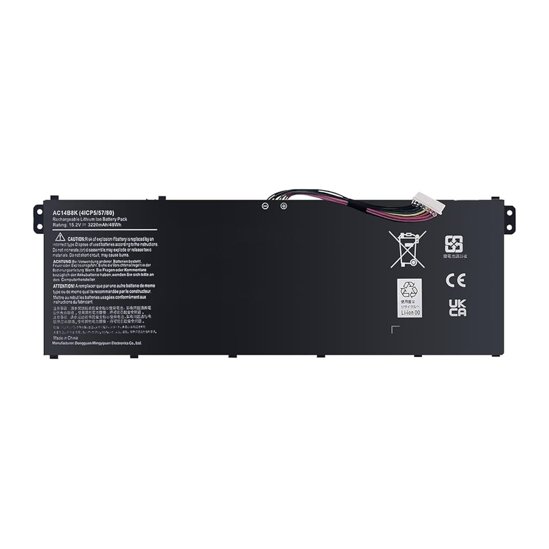 Acer Aspire ES15, ES1-512 (MS2394) 5 A515-51, A515-51G, Swift SF314-52, Nitro 5 AN515-42 Series, AC14B8K,AC14B3K, AC14B7K Laptop Battery, 15.2V 3220mAh/48Wh
