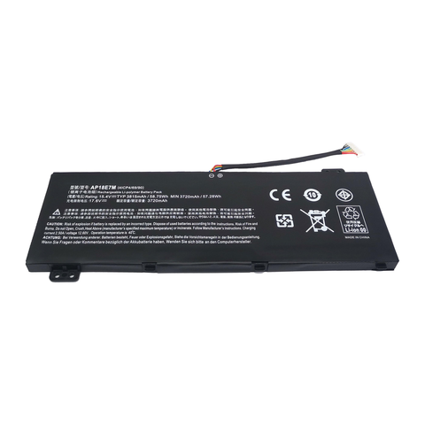 Acer Nitro 5 AN515-54, AN517-51, AN517-52, AN515-55, AN515-52, AN515-43, AN515-44, AN515-45, Nitro 7, AP18E8M, AP18E7M Laptop Battery,15.4V 3815mAh/58.75Wh  Generic