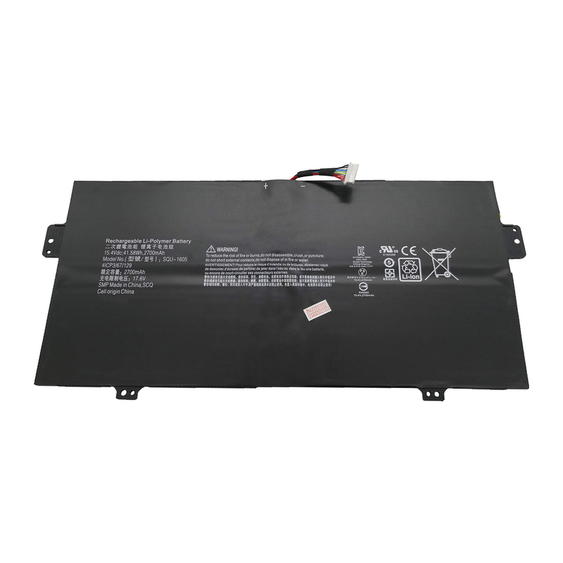 Acer Swift 7 SF713-51, SP714-51, KT.0040B.001, 41CP3/67/129, SQU-1605 Laptop Battery , 15.4 V 2700mAh/41.58Wh