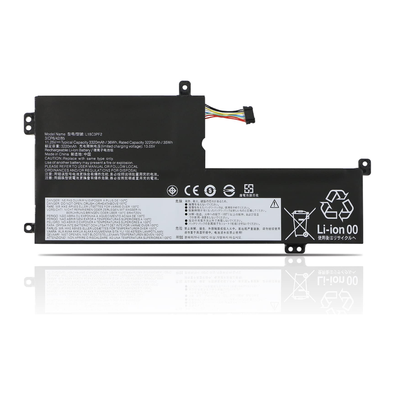 Lenovo Ideapad L340-15API, L340-15IWL, L340-15IWL, L18M3PF2, L18L3PF1, L18C3PF2 Laptop Battery, 11.25 V 3320mAh/36Wh
