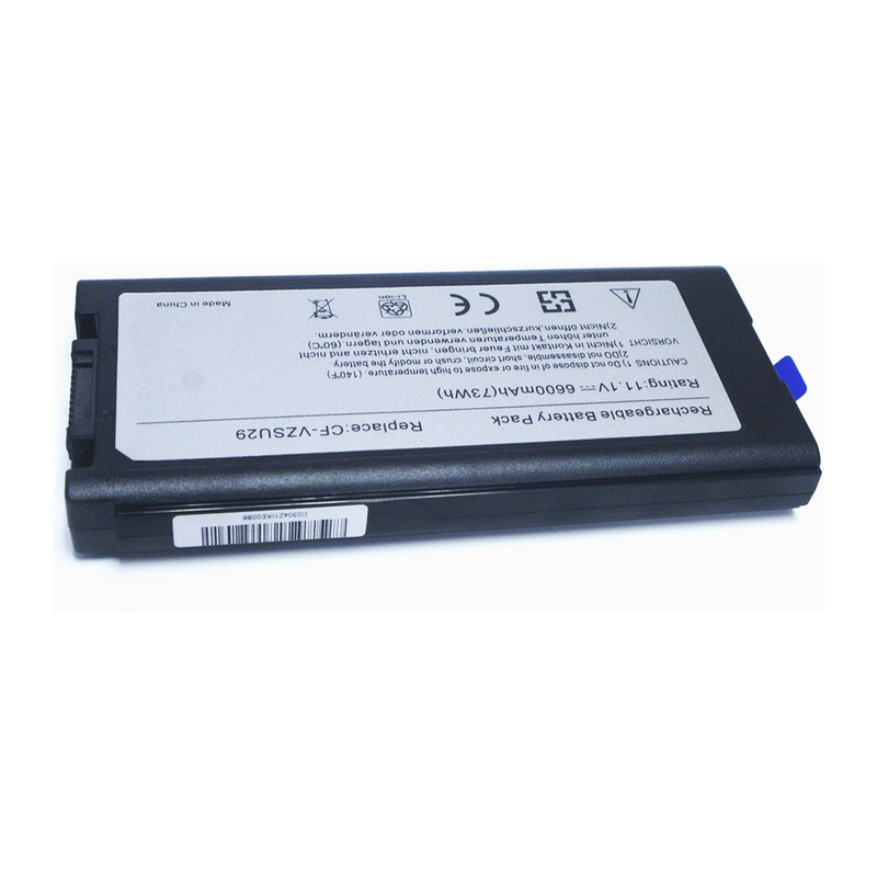 Panasonic, Compatible With ToughBook CF-29, CF-52, CF-VZSU29, CF-VZSU29A Laptop Battery, 11.1V 6600mAh/73Wh