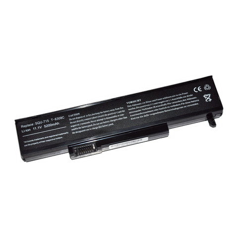 Gateway W35044LB, SQU-715 Laptop Battery Black, 11.1 V 4400mAh/49Wh