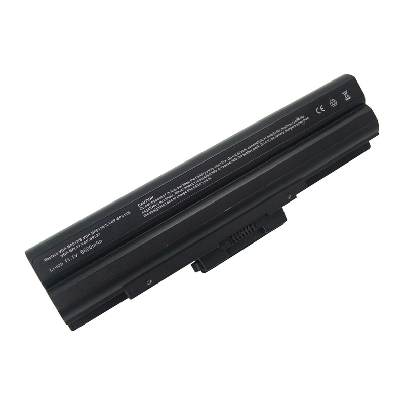 Sony Vaio FW series, Vgp-BPS13, Hi-Cap Laptop Battery, 11.1V 6600mAh/73Wh
