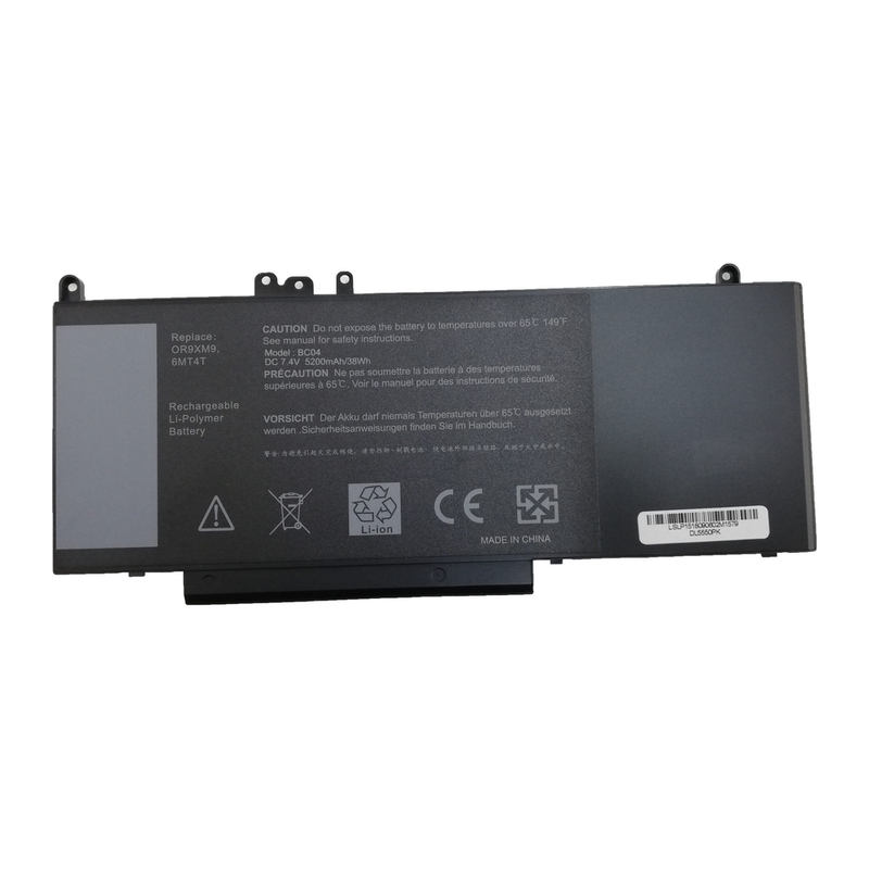 Dell Latitude 14 5000, E5450, E5550, E5570, E5470 Series, G5M10, R9XM9, F5WW5 Laptop Battery, 7.4V 5200mAh/38Wh