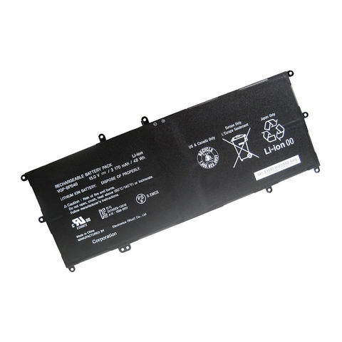 Sony Vaio Flip 14A, SVF14N, SVF 15A, SVF15N17CXB, VGP-BPS40 Laptop Battery, 15.0V 3170mAh/48Wh
