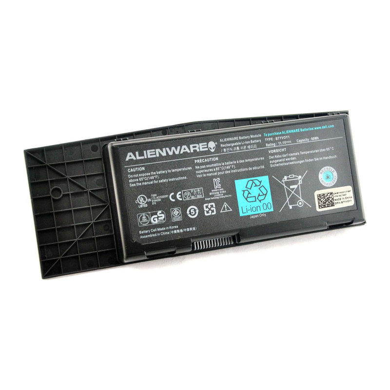 Dell Alienware M17X R3, R4, BTYVOY1, C0C5M, 7XC9N, 05WP5W Laptop Battery, 11.1V 7860mAh/90Wh
