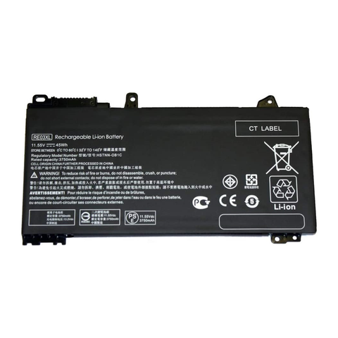 Hp Probook 430 G6, 440 G7, 450 G6, HSTNN-DB9, RE03XL Laptop Battery, 11.55V 3750mAh/45Wh