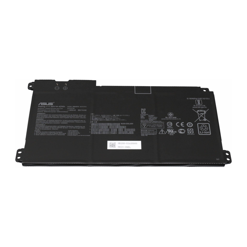 Asus VivoBook 14 E410, E410MA, E510MA, E510KA, F414MA, B31N1912, C31N1912 Laptop Battery, 11.55 V 3550mAh/42Wh