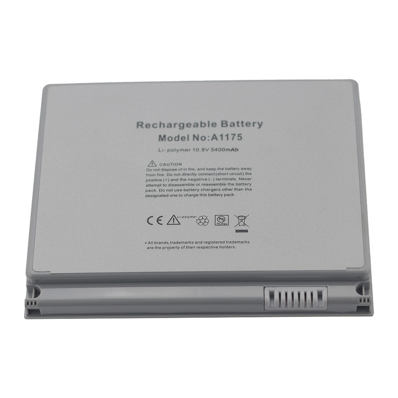 Apple MacBook Pro 15 Inch A1175, (2006 2007 2008 Version) Silver Laptop Battery, 10.8V 5600mAh/60Wh