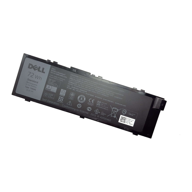 Dell Precision 15 7510, 7520, 17 7710, 7720, M7710, TO5W1, MFKVP, 1G9VM, M28DH, 0FNY7 Laptop Battery, 11.1V 6460mAh/72Wh