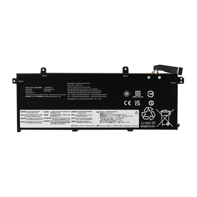 LENOVO ThinkPad T490 T495 T14 P43S P14S , L18M3P73 L18L3P73 L18M3P74, L18M4P74, 11.52V 4345mAh 51Wh Laptop Battery