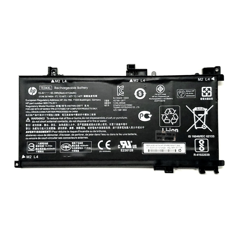 HP Pavilion Omen 15-ax200, 15-ax200ng, TE04XL Laptop Battery,15.4V 4035mAh/63.3Wh